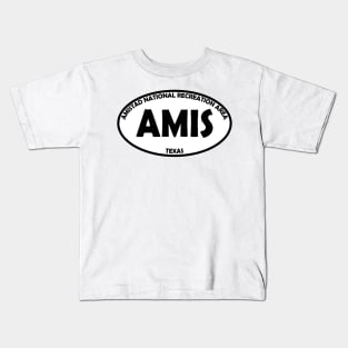 Amistad National Recreation Area oval Kids T-Shirt